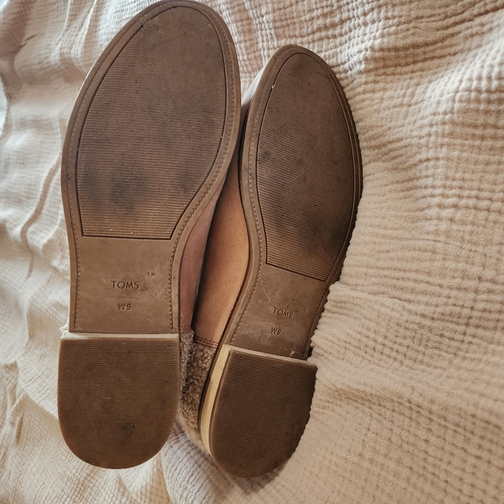 Toms Beige Ankle Booties Size 9 - Picture 9 of 11